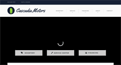Desktop Screenshot of cascadiamotors.com